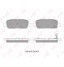 BD-5706 Lynx Колодки тормозные задние дисковые к-кт