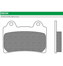 FD0104BT Newfren Колодки тормозные мото