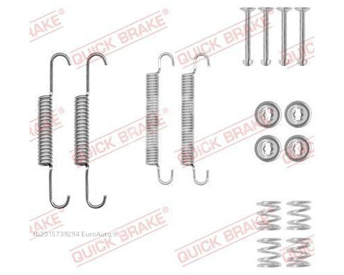 105-0020 Quick Brake Установочный к-кт колодок ручного тормоза