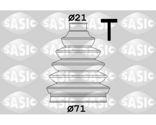 1900019 Sasic Пыльник ШРУСа наружного пер для Citroen C2 2003-2008