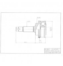 TO042A48 HDK ШРУС