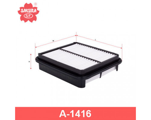 A1416 Sakura Фильтр воздушный