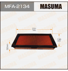 MFA-2134 Masuma Фильтр воздушный