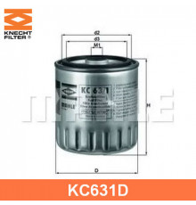 KC63/1D Mahle / Knecht Фильтр топливный