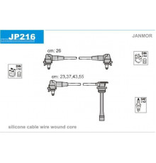 JP216 Janmor Провода высокого напряж. к-кт для Toyota Previa 1990-2000