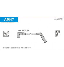 AM47 Janmor Провода высокого напряж. к-кт