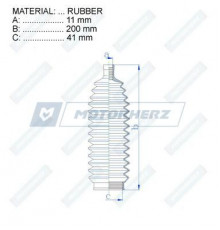 RDZ0359MG Motorherz Пыльник тяги с г/у