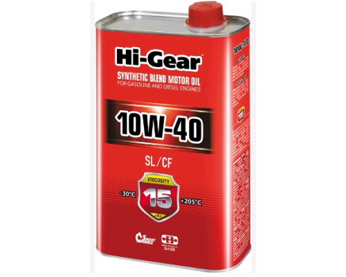 Масло HI-GEAR 10W40 1Л