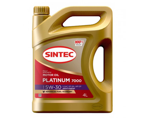 Масло SINTEC PLATINUM 7000 5W30 4Л СИНТЕТИКА