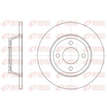 6287.00 Remsa Диск тормозной передний не вентилируемый для Audi 80/90 [B4] 1991-1995