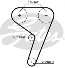 5433XS Gates Ремень ГРМ