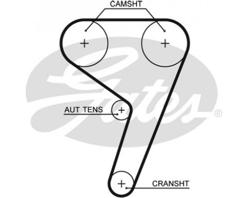 5433XS Gates Ремень ГРМ