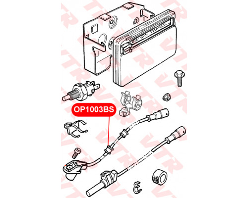 OP1003BS VTR Датчик ABS передний для Opel Kadett E 1984-1992