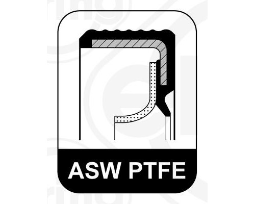 004.450 Elring Сальник коленвала передний