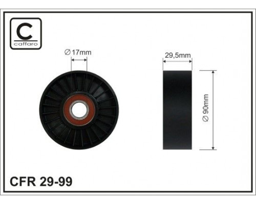 29-99 Caffaro Ролик дополнительный ремня ГРМ