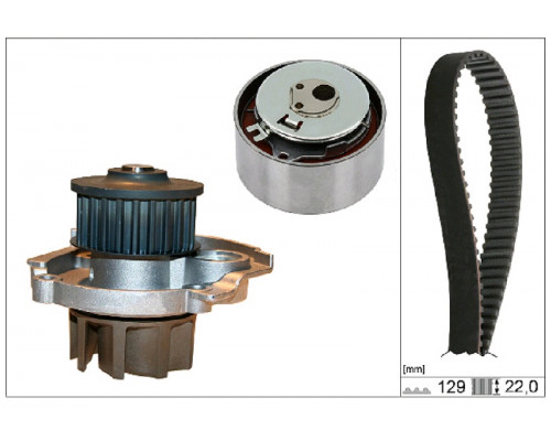 530046230 Ina Насос водяной (помпа) + к-кт ремня ГРМ