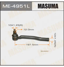 ME-4951L Masuma Наконечник рулевой левый