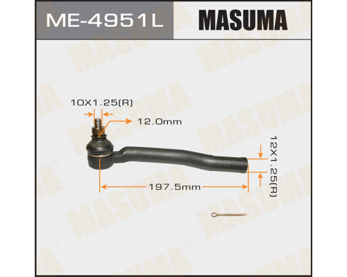 ME-4951L Masuma Наконечник рулевой левый