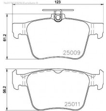 PCP1403 DON Колодки тормозные задние дисковые к-кт