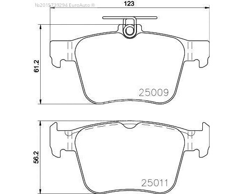 PCP1403 DON Колодки тормозные задние дисковые к-кт