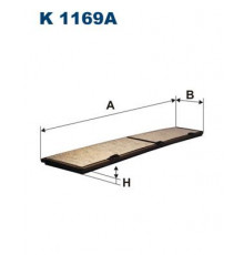 K1169A Filtron Фильтр салона