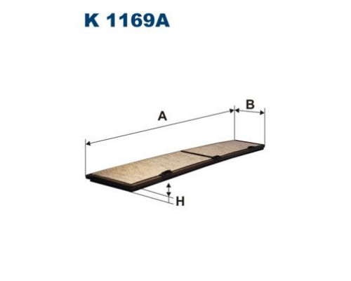 K1169A Filtron Фильтр салона