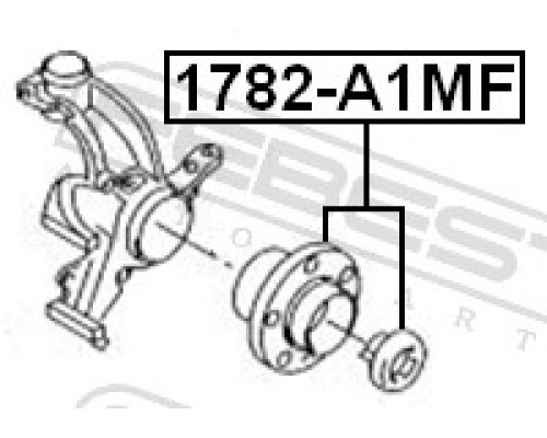 1782-A1MF FEBEST Ступица передняя