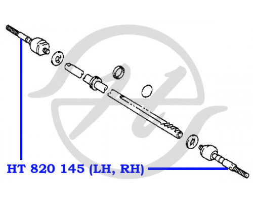 HT820145 Hanse Тяга рулевая