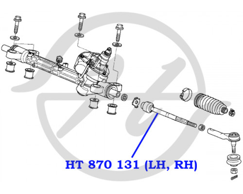 HT870131 Hanse Тяга рулевая для Honda CR-V 2007-2012