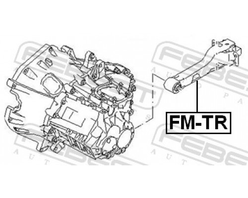 FM-TR FEBEST Опора КПП задняя