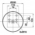 T0070-0940V3 TOPCOVER Воздушная подушка (опора пневматическая) для BPW ECO >1996