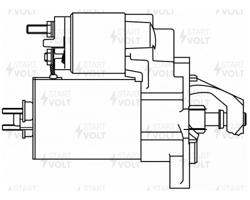 LST1811 STARTVOLT Стартер