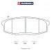 Торм. колодки дисковые задн. Toyota Land Cruiser 200 07- / Tundra II 06-; Lexus LX III 07- (M2624653)