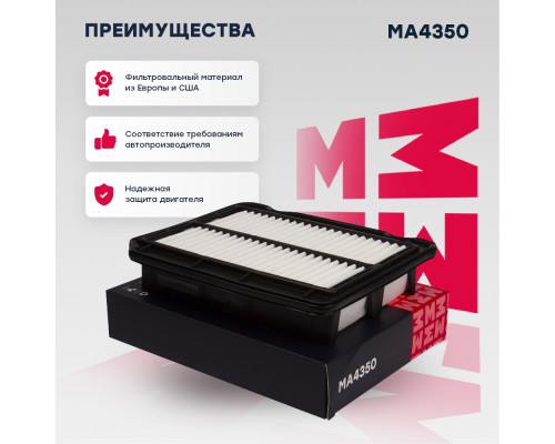 Фильтр воздушный CHEVROLET AVEO 02-; DAEWOO KALOS 02-; RAVON NEXIA 15-