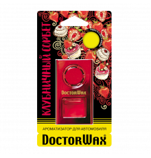 Ароматизатор воздуха на дефлектор обдува DoctorWax. Клубничный сорбет