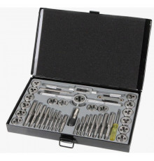 Набор метчиков и плашек дюймовый 1/4"-1/2", 40 предметов    TRX0040INCH