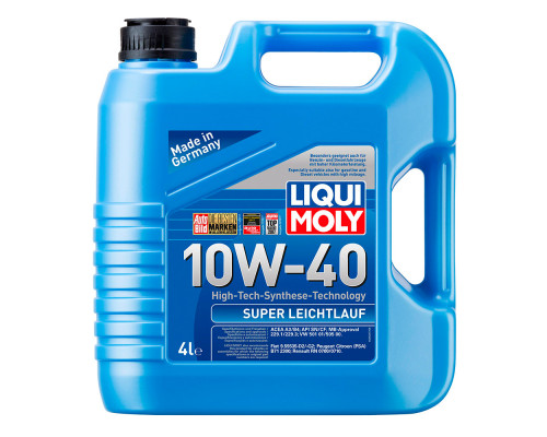 Масло моторное Liqui Moly Super Leichtlauf 10W40, 4 л. (арт. 1916)