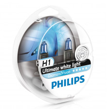 Лампы PHILIPS Diamond Vision H1 12V 55W (Комплект - 2 шт.)