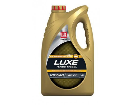 Масло моторное полусинтетическое  для легкого транспорта Лукойл TURBO LUXE Diesel 10W-40 (4л) (189323)