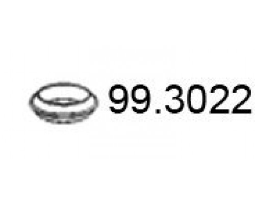 99.3022 ASSO Прокладка глушителя 99.3022 ASSO Прокладка глушителя