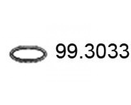 99.3033 ASSO Прокладка глушителя 99.3033 ASSO Прокладка глушителя