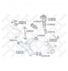 57-00832-SX Stellox Рычаг передний левый