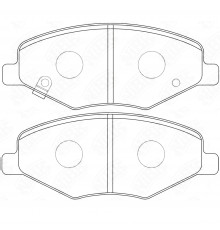 SS35001 Lifan Колодки тормозные передние к-кт