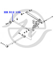 HR812136 Hanse Сайлентблок поперечной тяги внутренний