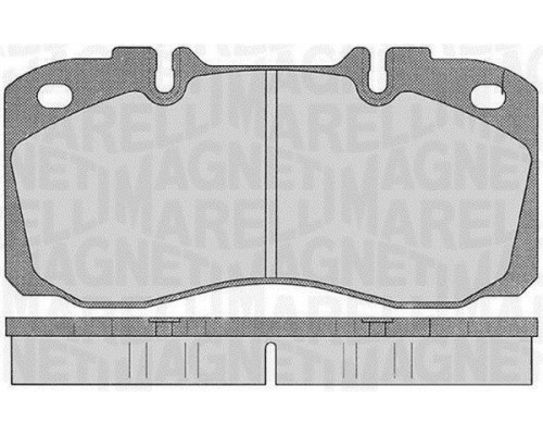 363916060530 Magneti Marelli Колодки тормозные передние к-кт для Iveco EuroCargo I 1991-2000