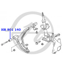 HR801140 Hanse Сайлентблок для Nissan Sunny N14 1990-1995