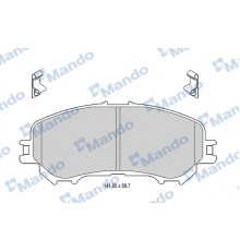 MBF015287 Mando Колодки тормозные передние к-кт