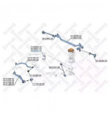 79-00066-SX Stellox Втулка (сайлентблок) заднего стабилизатора