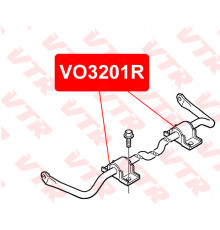 VO3201R VTR Втулка (сайлентблок) переднего стабилизатора для Volvo XC90 2002-2015