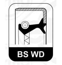 293.400 Elring Сальник ступицы